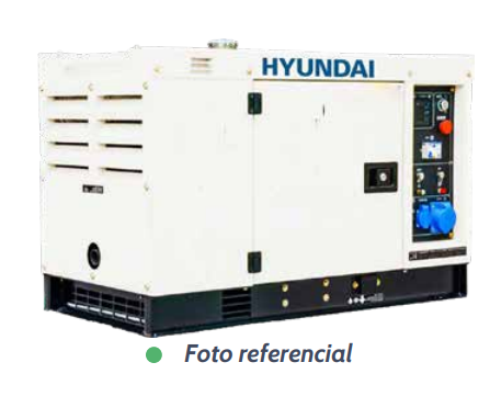 Generador Eléctrico 8500W Hyundai Partida Eléctrica Diesel 78DHY10000SE