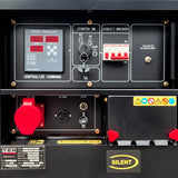 Generador Diesel Insonoro Monofásico Trifásico 12KW - 15KVA con Conexión ATS + ATS STC TEHTOOLS