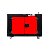 Generador Diesel Insonoro Monofásico Trifásico 10KW - 12KVA con Conexión ATS + ATS STC TEHTOOLS