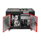 Generador Diesel Insonoro Monofásico Trifásico 15KW - 18KVA con Conexión ATS + ATS STC TEHTOOLS