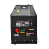 Generador Diesel Insonoro Monofásico Trifásico 10KW - 12KVA con Conexión ATS + ATS STC TEHTOOLS