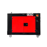 Generador Diesel Insonoro Monofásico Trifásico 12KW - 15KVA con Conexión ATS + ATS STC TEHTOOLS