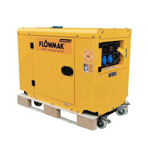 Generador Flowmak 6.5KVA Diesel Insonorizado LDG8000S + ATS