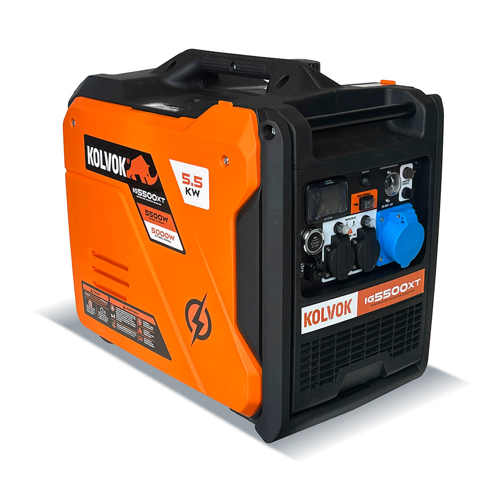 Generador Inverter 5.5KVA Gasolina Kolvok Insonorizado IG5500XT