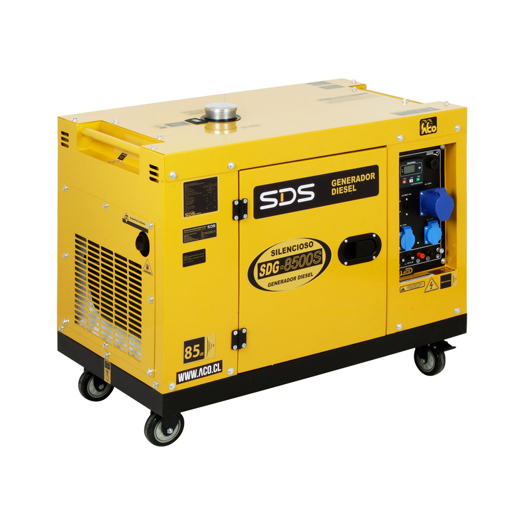 Generador Silencioso SDS 6,5kVA Diesel SDG8500S - CGC SpA