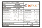 Generador Toyaki Diesel 25KVA Industrial + ATS TK-GS25000