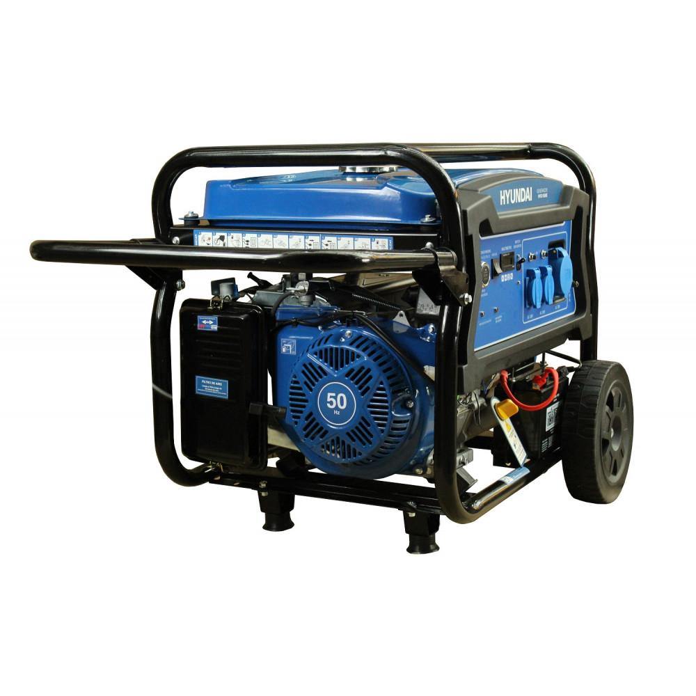 Generador Eléctrico 5500W Hyundai Partida Eléctrica Gasolina