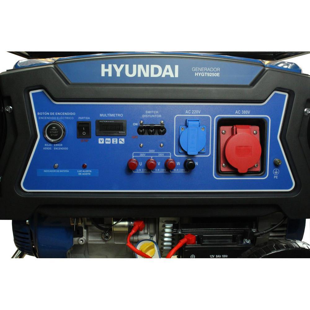 Generador Eléctrico 380V Hyundai Trifásico 8.1kVA Partida Eléctrica Ga -  CGC SpA